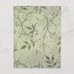 William Morris Jasmine Botanical Postcard