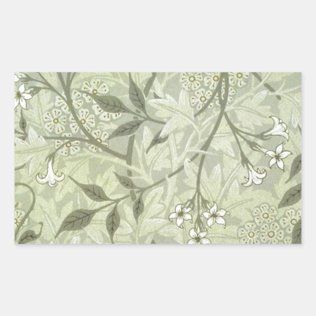 William Morris Jasmine Botanical Sticker (Front)