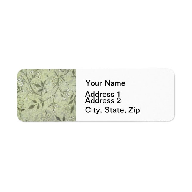 William Morris Jasmine Botanical Vintage Antique (Front)