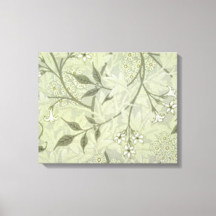 William Morris Jasmine Botanical Vintage Antique Canvas Print