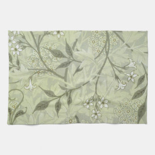 William Morris Jasmine Botanical Vintage Antique Kitchen Towel