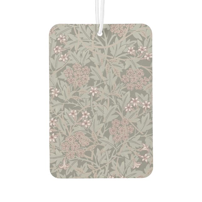 William Morris Jasmine Flower Pattern Air Freshener (Back)