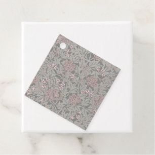 William Morris Jasmine Flower Pattern Favour Tags
