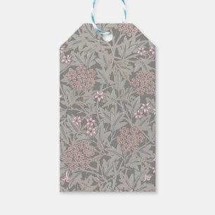 William Morris Jasmine Flower Pattern Gift Tags