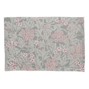 William Morris Jasmine Flower Pattern Pillowcase