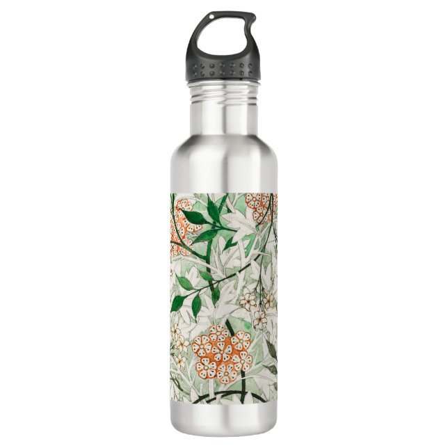 William Morris Jasmine Garden Flower Classic 710 Ml Water Bottle (Front)