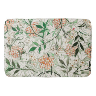 William Morris Jasmine Garden Flower Classic Bath Mat