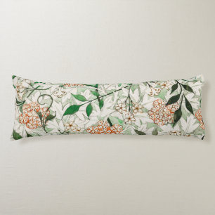 William Morris Jasmine Garden Flower Classic Body Pillow