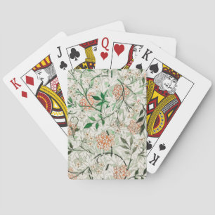 William Morris Jasmine Garden Flower Classic Playing Cards