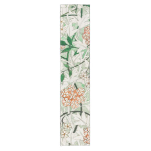 William Morris Jasmine Garden Flower Classic Short Table Runner