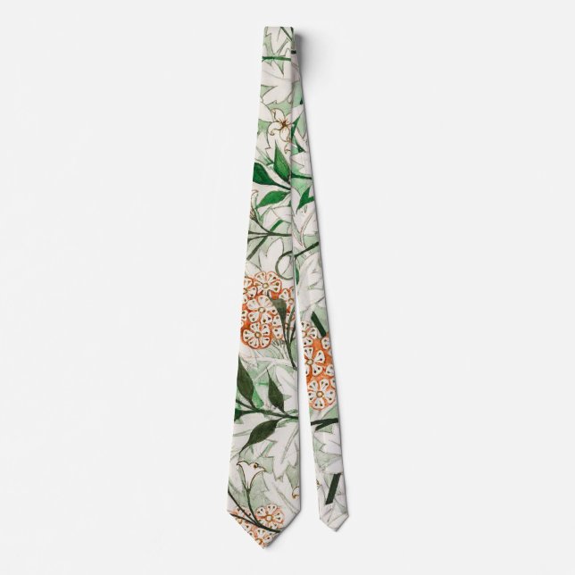 William Morris Jasmine Garden Flower Classic Tie (Front)