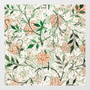 William Morris Jasmine Garden Flower Classic Window Cling