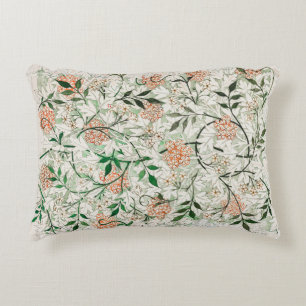 William Morris - Jasmine Pattern Artwork Accent Pillow