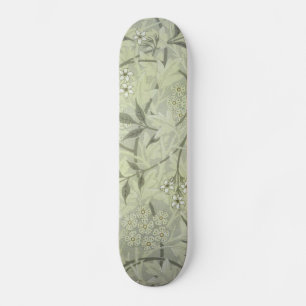 William Morris Jasmine Wallpaper Skateboard