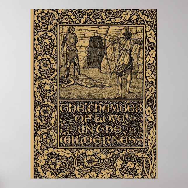 William Morris Kelmscott Press page 1896 Poster (Front)