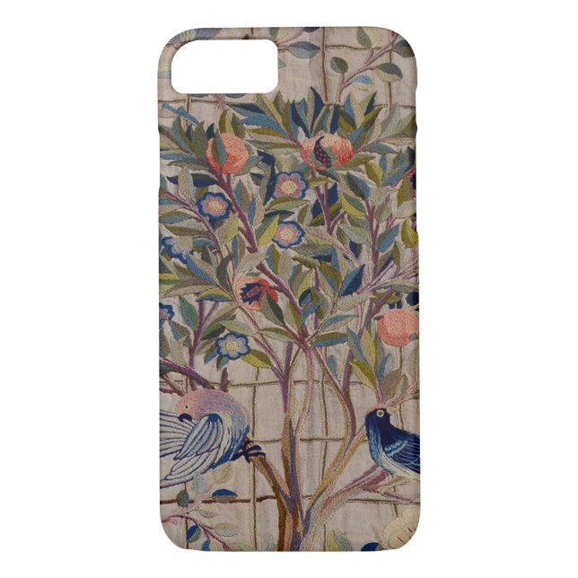 William Morris Kelmscott Trellis Embroidery Case-Mate iPhone Case (Back)