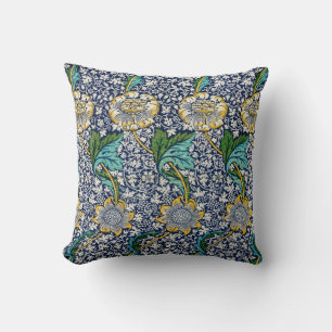 William Morris Kennet famous pattern   Throw Pillow