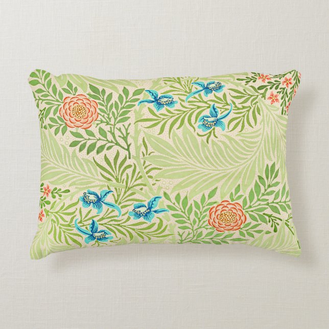 William Morris, Larkspur, Accent Pillow (Front)
