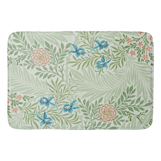 William Morris Larkspur Bath Mat (Front)