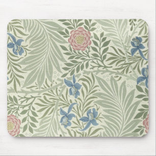 William Morris Larkspur Floral Pattern Mouse Pad