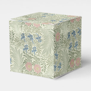 William Morris Larkspur Floral Wallpaper Favor Box
