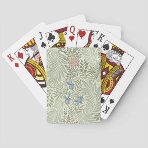 William Morris Larkspur Floral Wallpaper Playing Cards