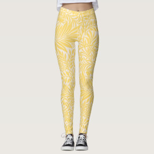 William Morris - Larkspur Leaves & Flower Pattern Leggings