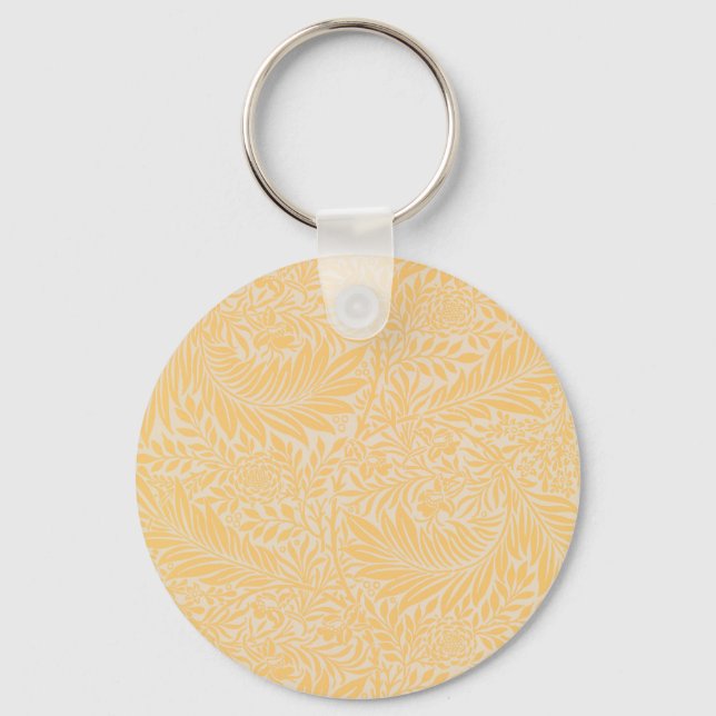William Morris larkspur pattern Keychain (Front)