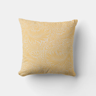 William Morris larkspur pattern Throw Pillow