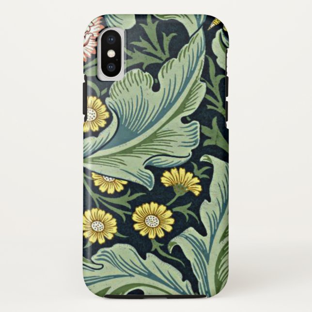 William Morris - Leicester, floral pattern Case-Mate iPhone Case (Back)