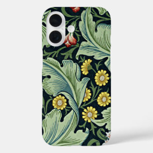 William Morris - Leicester vintage floral design iPhone 16 Case
