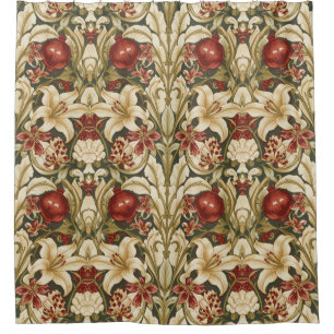 William Morris Lily and Pomegranate Floral pattern