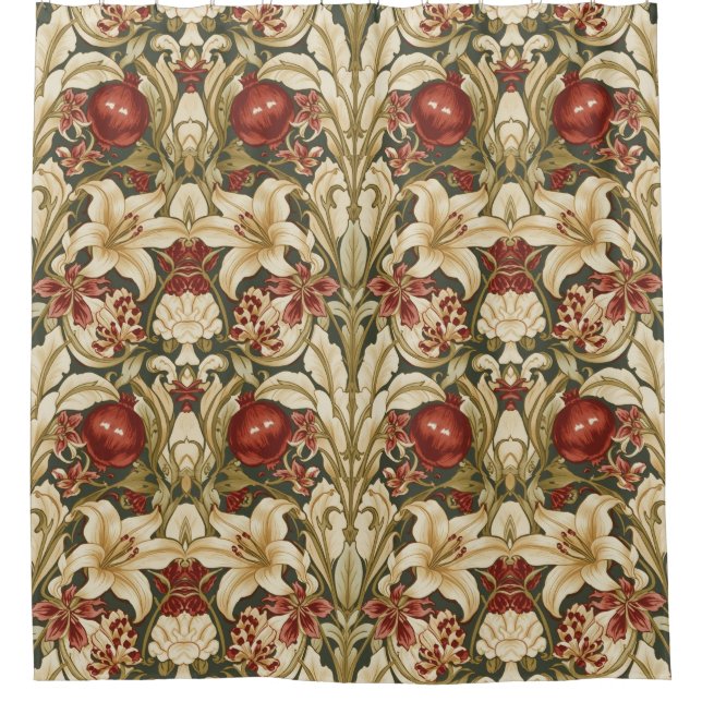 William Morris Lily and Pomegranate Floral pattern (Front)