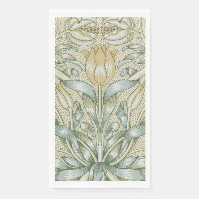 William Morris Lily and Pomegranate Flower Classic Napkin (Front)