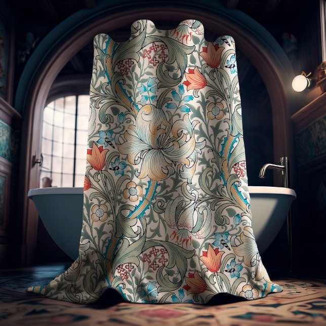 William Morris Lily Art Nouveau Floral Pattern (Creator Uploaded)