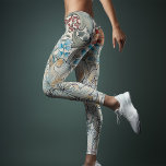 William Morris Lily Art Nouveau Floral Pattern Leg Leggings<br><div class="desc">William Morris Lily Pattern Design. William Morris was an English textile designer, artist, writer, and socialist associated with the Pre-Raphaelite Brotherhood and British Arts and Crafts Movement. He founded a design firm in partnership with the artist Edward Burne-Jones, and the poet and artist Dante Gabriel Rossetti. This beautiful Art Nouveau...</div>