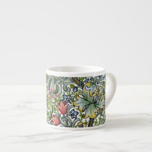 William Morris Lily Floral Chintz Pattern Espresso Espresso Cup