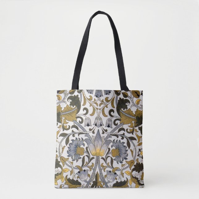 William Morris Lodden floral flower Tote Bag (Front)
