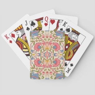 William Morris Lodden floral flower wallpaper  Playing Cards