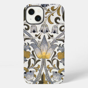 William Morris Lodden Floral Pattern: Blue Gold  iPhone 13 Case