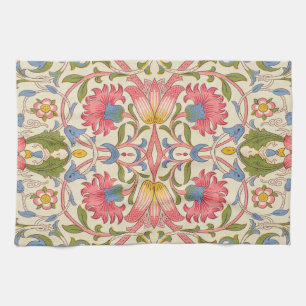 William Morris Lodden Floral Pattern Pastel Kitchen Towel