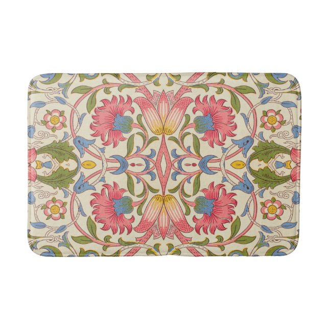 William Morris Lodden Spring Wallpaper Art  Bath Mat (Front)