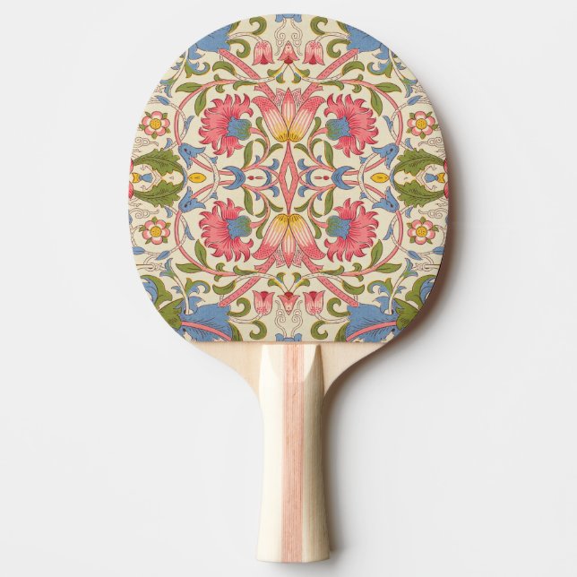 William Morris Lodden Spring Wallpaper Art  Ping Pong Paddle (Front)