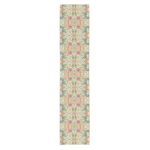 William Morris Loddon Blossom Floral Patterns Short Table Runner