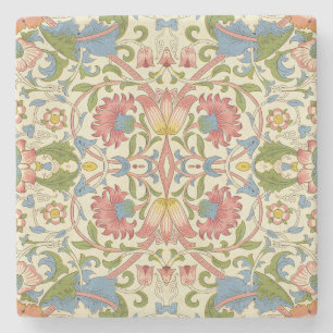 William Morris Loddon Blossom Floral Patterns Stone Coaster