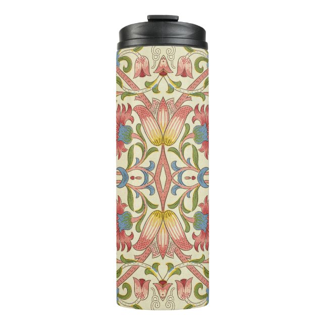 William Morris Loddon Blossom Floral Patterns Thermal Tumbler (Front)