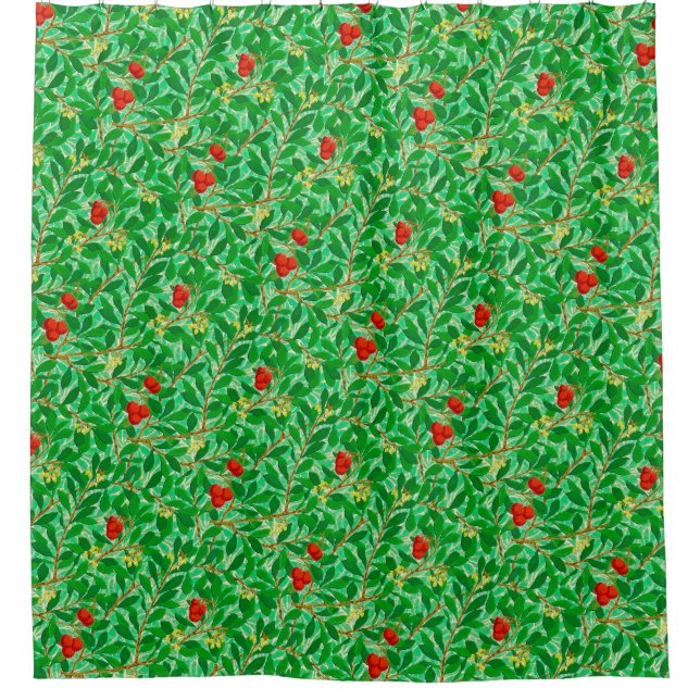 William Morris Lychee Tree Pattern, Light Green (Front)