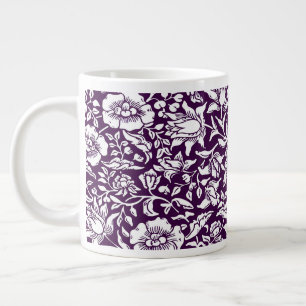 William Morris Mallow Floral Vintage Design Large Coffee Mug