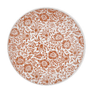 William Morris Mallow Floral Wallpaper Design Cutting Board