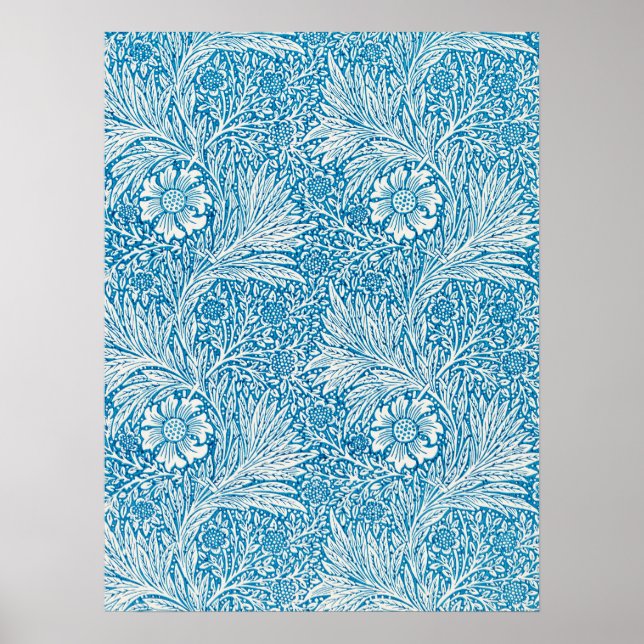 William Morris Marigold 1875 Pattern Design Poster (Front)